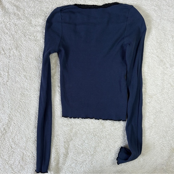 Delias blue thermal long sleeve shirt - Picture 3 of 5